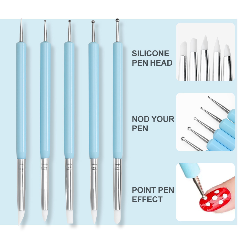 Nail Art France - Lot de 1/3/5/6 pinceaux pour nail