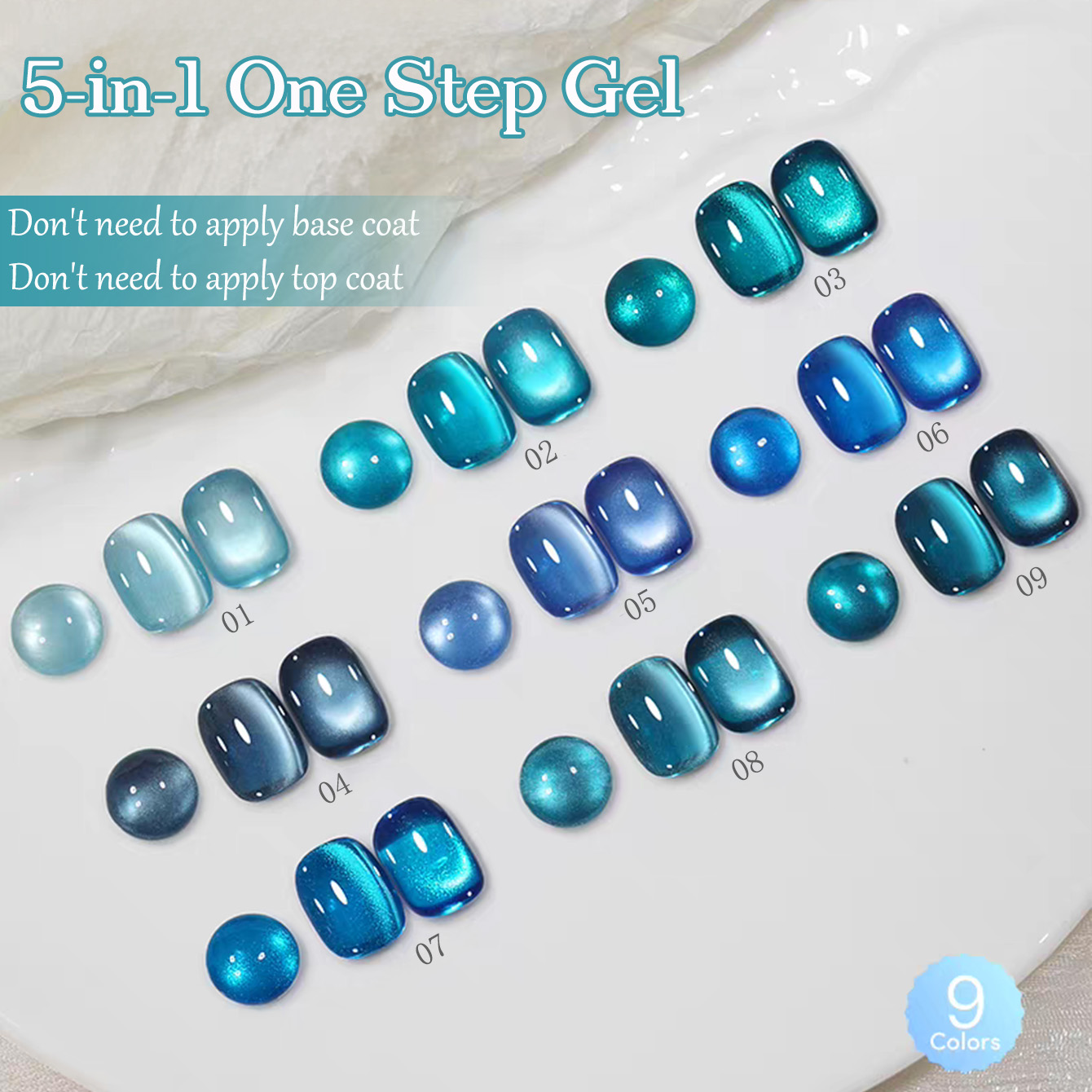 1 pièce SHAKA Vernis à ongles  - Nail Art Ice Blue avis et prix
