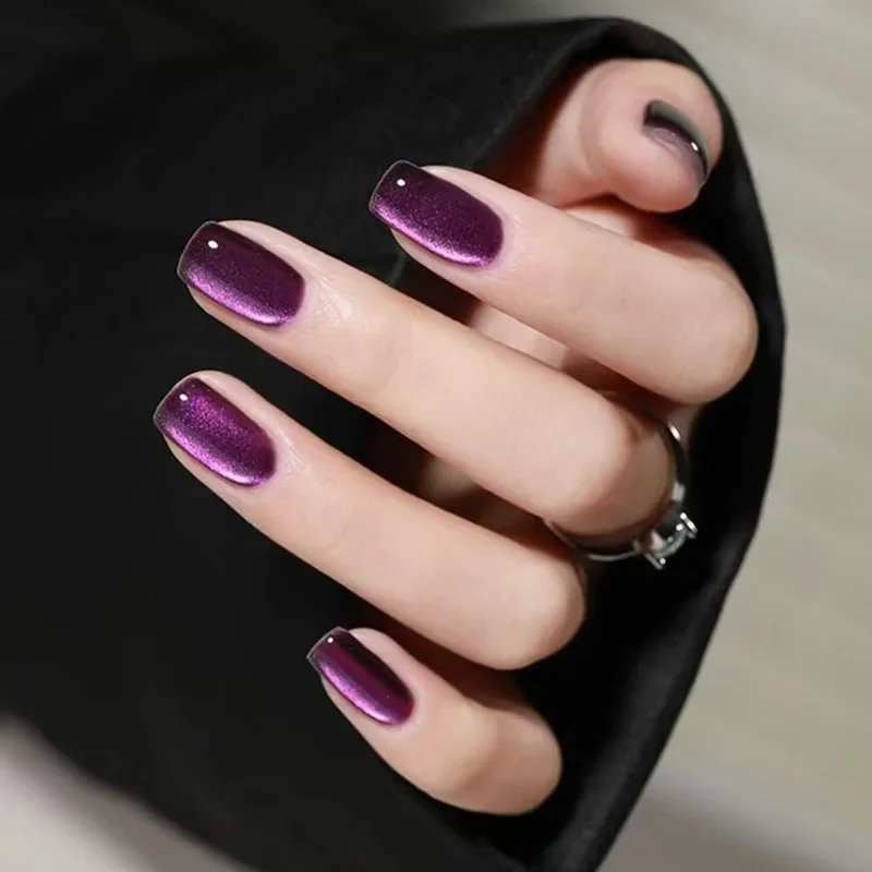 Faux Ongles en Forme d'Oeil de - Nail Art Pink Cat Eye avis et prix