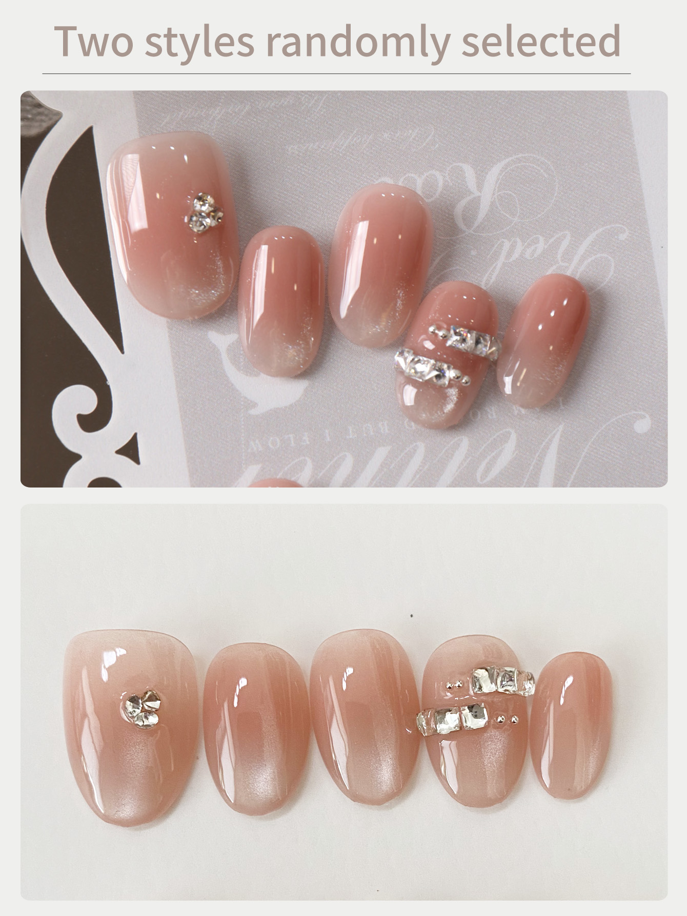 10 faux ongles en acrylique à  - Nail Adhesive Tab avis et prix