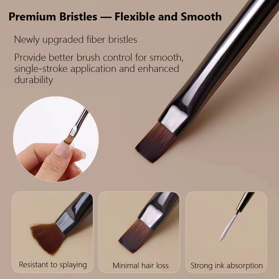Lot de 9 pinceaux à ongles pou - Nail Fan Brush avis et prix