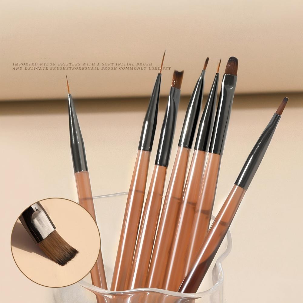 Lot de 9 pinceaux multi-têtes  - Nail Art France avis et prix