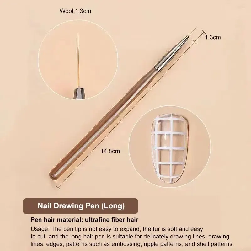 Lot de 9 pinceaux multi-têtes  - Nail Art France avis et prix