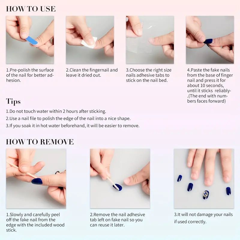 Presse à ongles de luxe faite  - Nail Adhesive Tab avis et prix