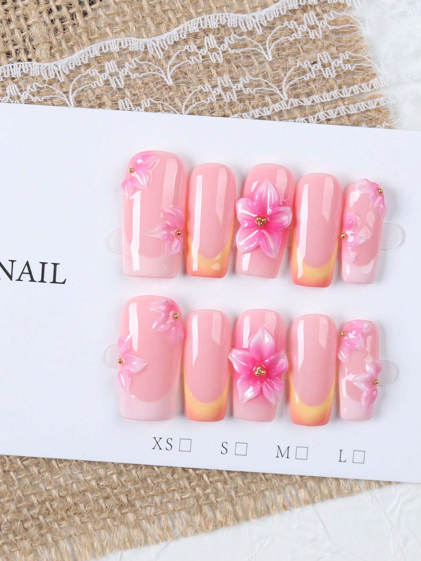 10 faux ongles à presser de st - Nail Art France avis et prix