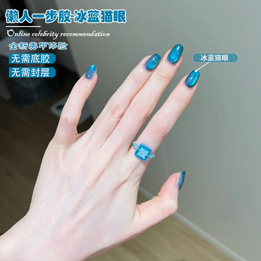 WS 5-en-1 Gel magnétique effet - Nail Art Ice Blue avis et prix