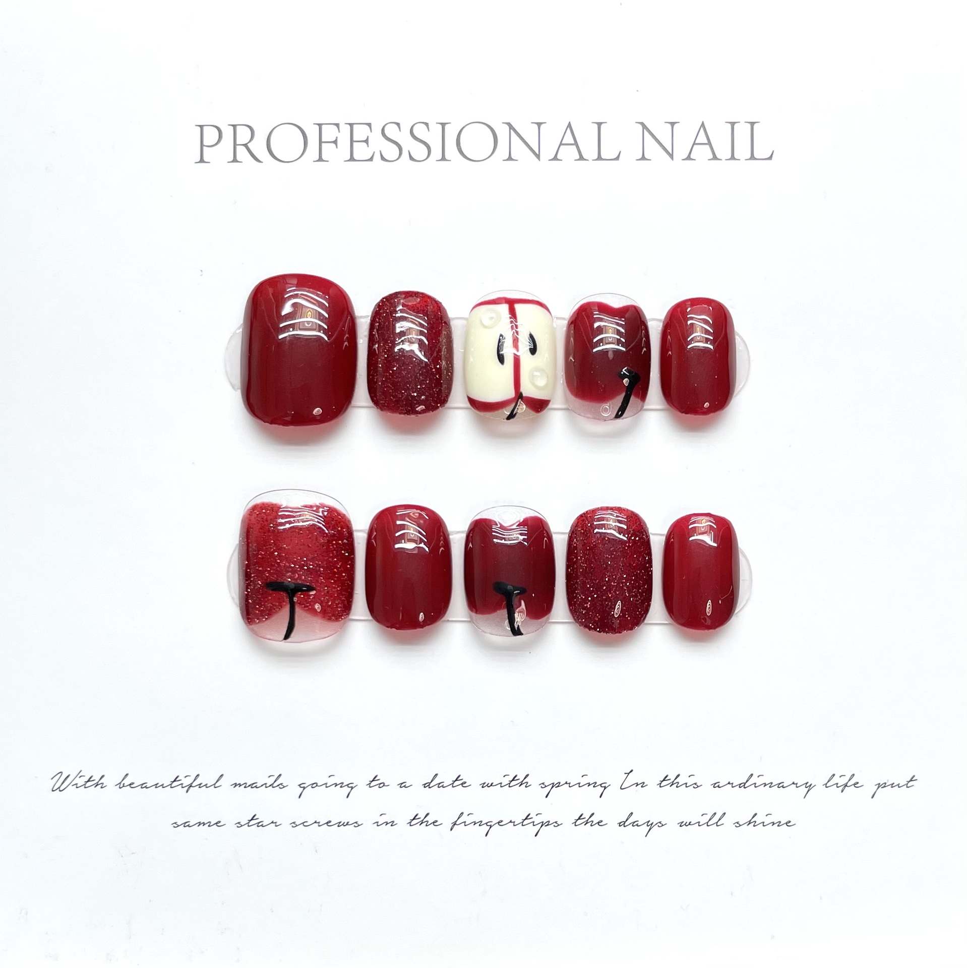 10 pièces de luxe à la main pr - Nail Adhesive Tab avis et prix