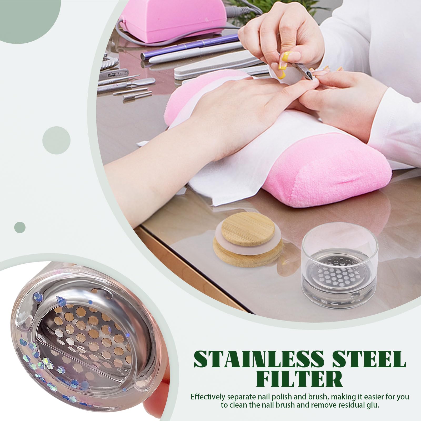 Gobelet de lavage pour pinceau - Nail Fan Brush avis et prix