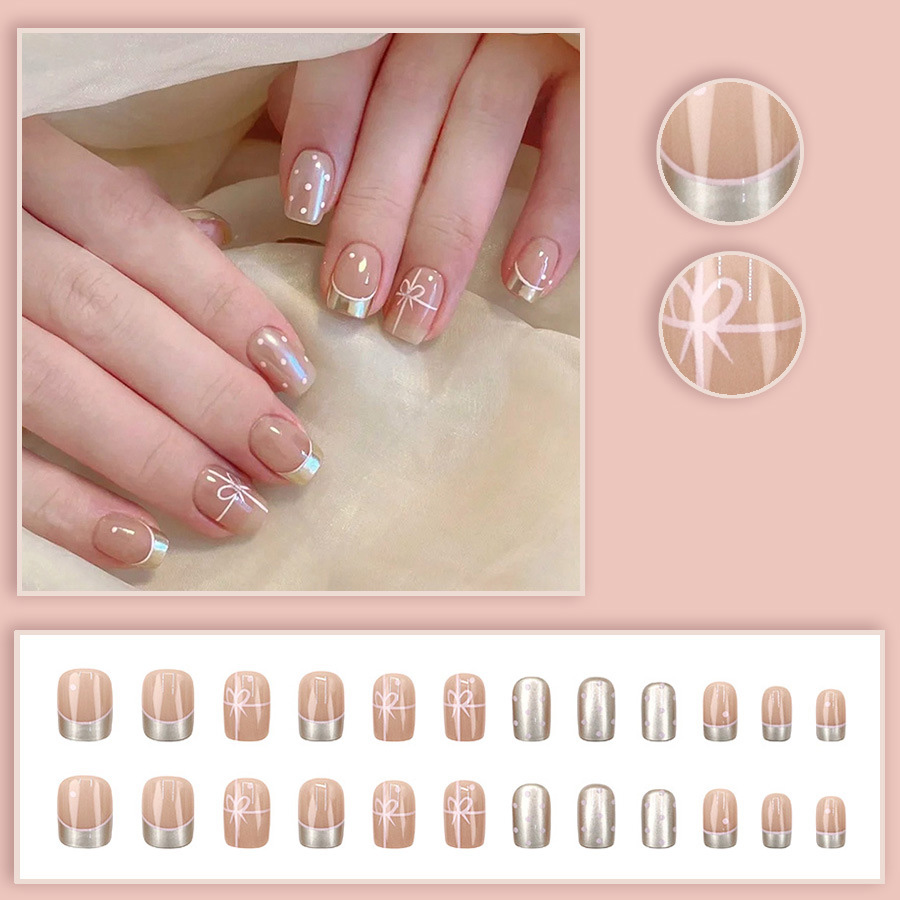 Faux ongles carrés courts pour - Nail Art France avis et prix