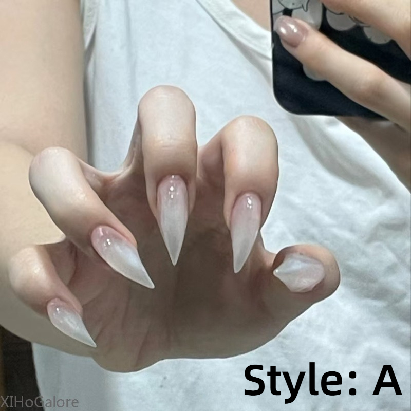 Nouveaux faux ongles courts en - Nail Adhesive Tab avis et prix