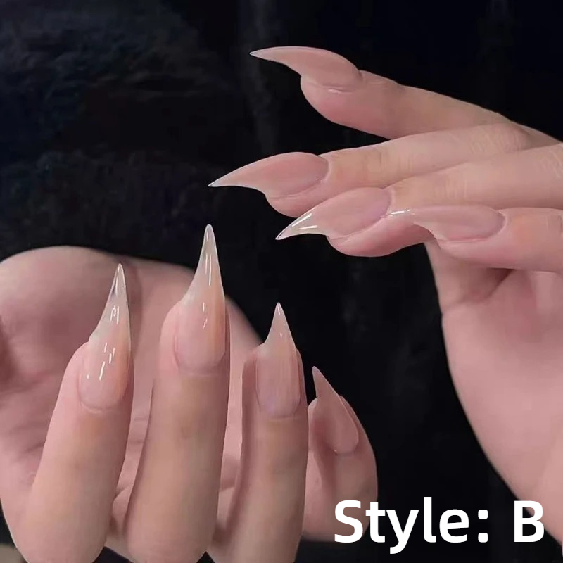 Nouveaux faux ongles courts en - Nail Adhesive Tab avis et prix