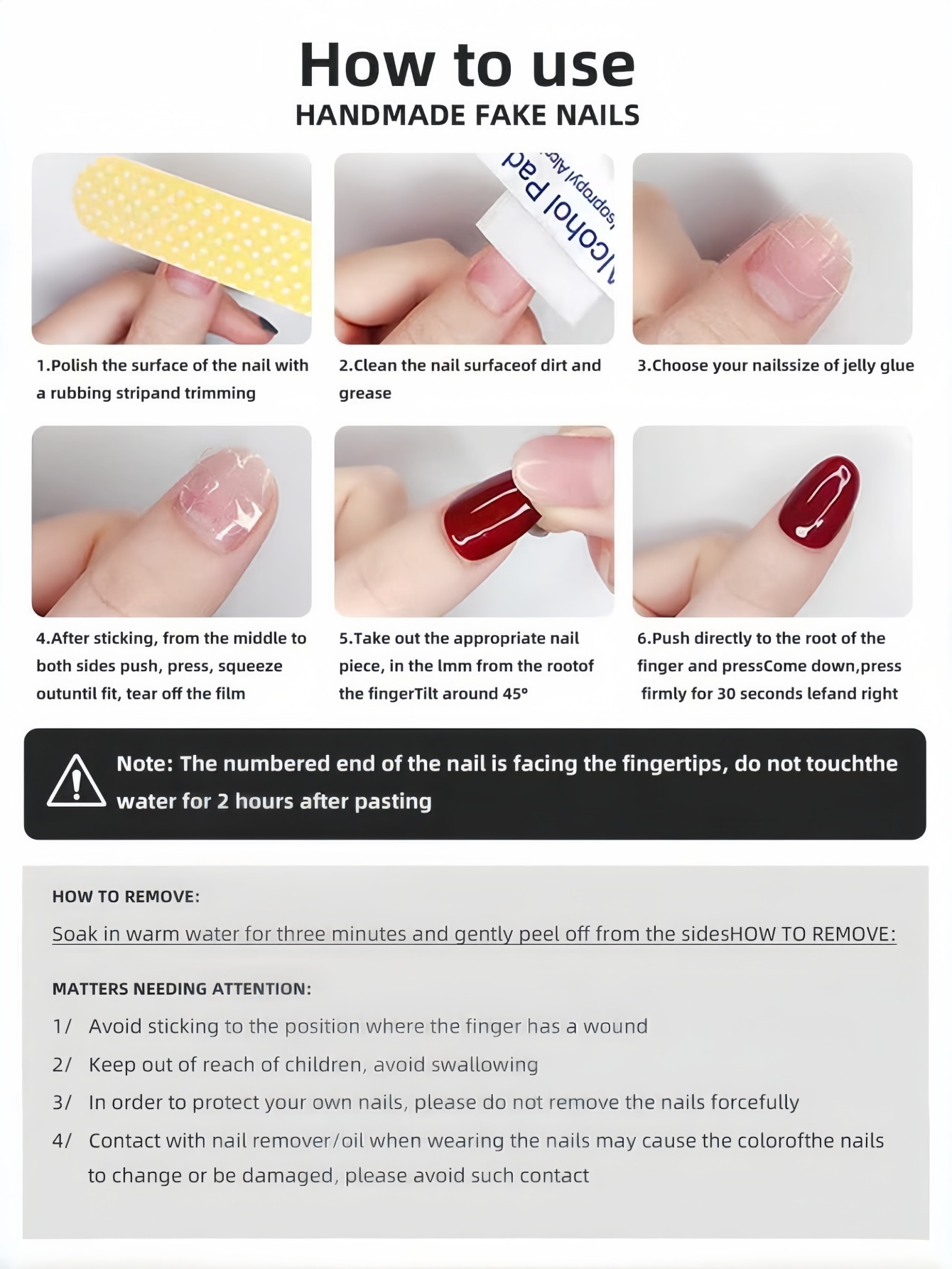 10 faux ongles courts ovales à - Nail Art Oval avis et prix