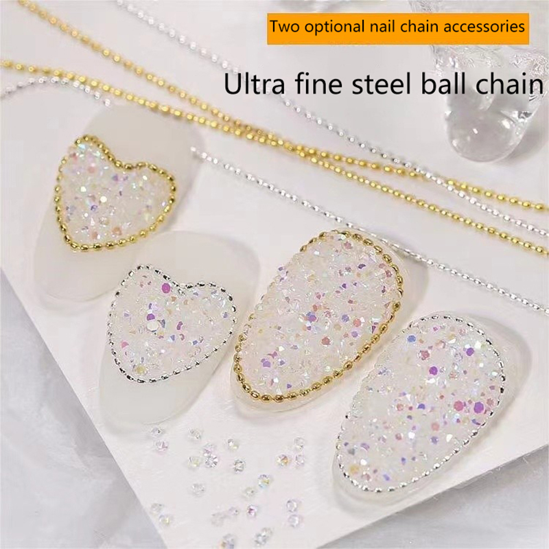 Chaînes métalliques de 100 cm, - Nail Art France avis et prix