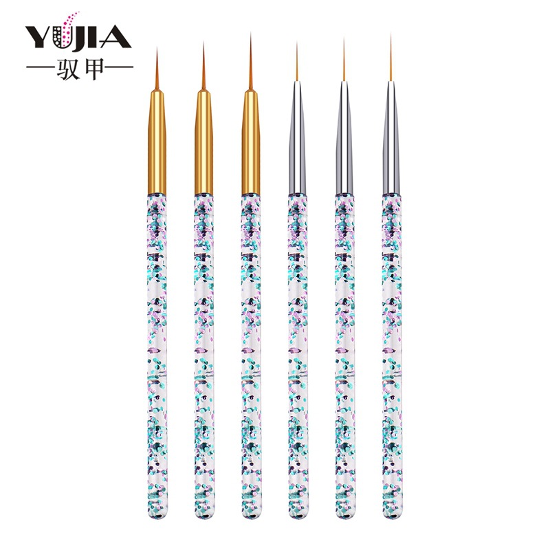 Lot de 3 pinceaux transparents - Nail Art France avis et prix