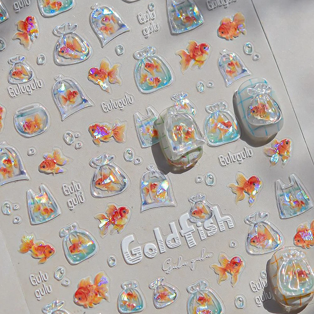 Poisson rouge Koi eau herbe fl - Nail Art Zelda avis et prix